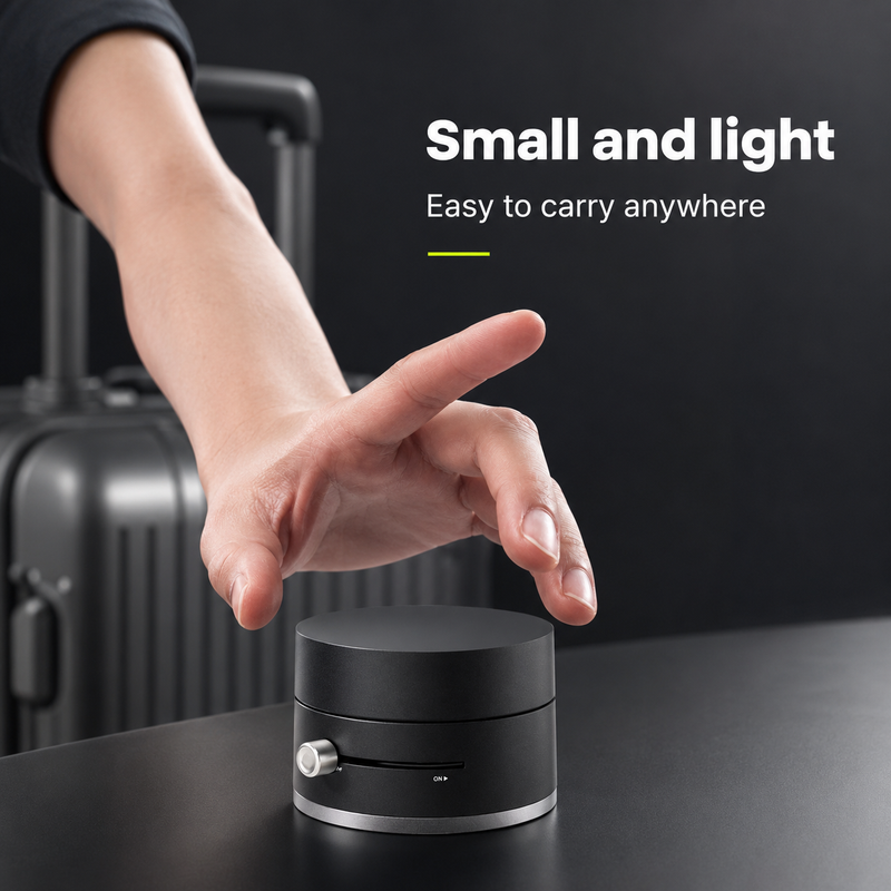 Magnetic Phone Holder with Vacuum Suction — Foldable, 360° Adjustable