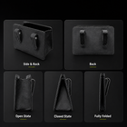 Leather Hanging Car Organiser & Trash Can