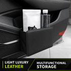 Leather Hanging Car Organiser & Trash Can