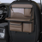 Leather Seatback Storage Bag with Folding Table
