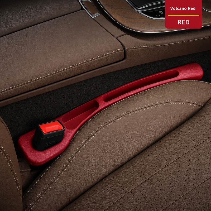 Leather Car Seat Gap Plug & Storage Strip