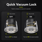 Magnetic Phone Holder with Vacuum Suction — Foldable, 360° Adjustable