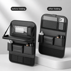 Leather Seatback Storage Bag with Folding Table