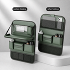 Leather Seatback Storage Bag with Folding Table